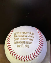 Load image into Gallery viewer, Buster posey signed rawlings ol baseball w/ holo &amp; coa sf giants 15/100 perfect