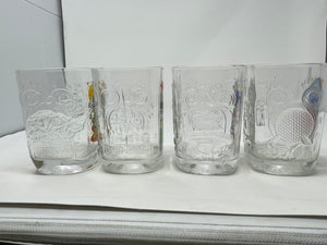 McDonalds Disney Mickey Mouse Collector Glasses B48