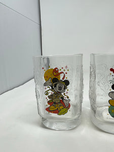 McDonalds Disney Mickey Mouse Collector Glasses B48