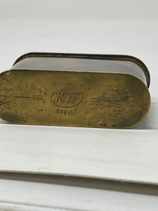 KW KARL WIEDEN BREVET lighter PETROL vintage 1940''s antique TABLE SIZE B49