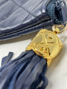 Blue coin purse