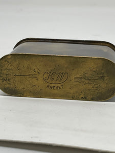 KW KARL WIEDEN BREVET lighter PETROL vintage 1940''s antique TABLE SIZE B49